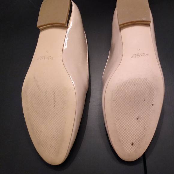 Zara Patent Almond Smoking Loafer size 10 (41) - Picture 3 of 4